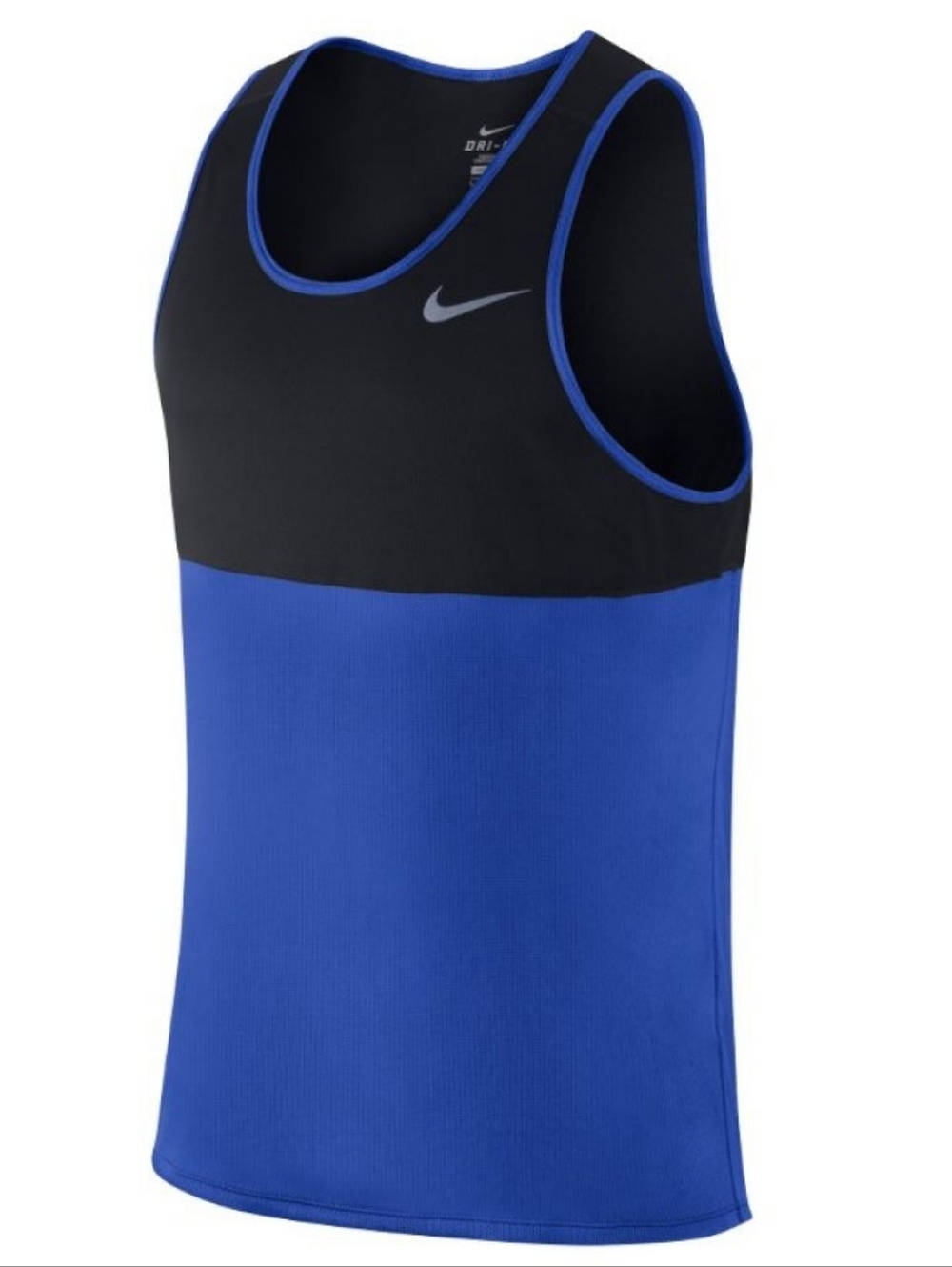 Men's Nike Racer Singlet Tank Blue Black XL NWOT